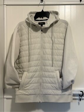FLX Men's Mixed Media Jacket in Sahara Wind size Large